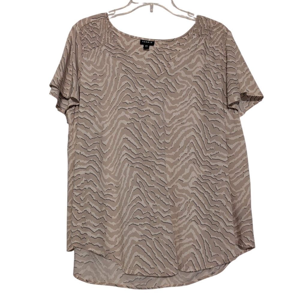 Torrid Flutter Sleeve Blouse